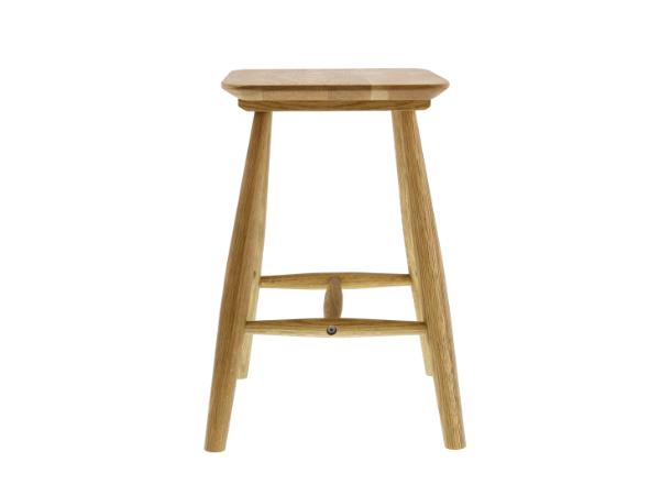 BITZ Villa Collection Bodo Stool 46.5 X 28 X 45 Cm Nature Oiled Oak