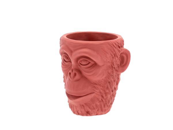 BITZ Villa Collection Calbe Flowerpot Dia 19 X 19 Cm Red Brown