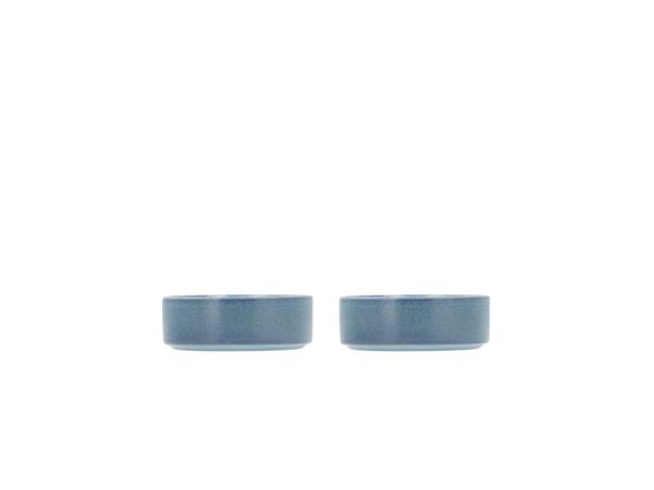 BITZ Villa Collection Fjord Bowl Dia 10.1 X 3.6 Cm 0.125 Liter 2 Pcs Blue