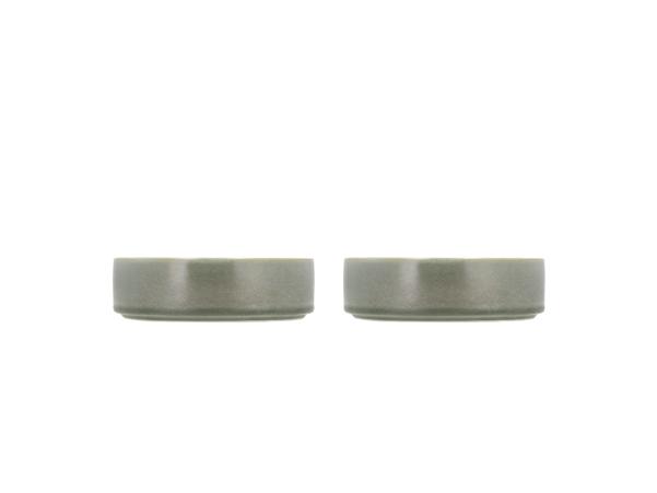 BITZ Villa Collection Fjord Bowl Dia 15.5 X 4.5 Cm 0.45 Liter 2 Pcs Green