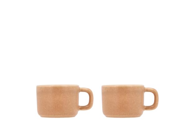 BITZ Villa Collection Fjord Espresso Cup 8.8 X 6 X 4.9 Cm 0 1 Liter 2 Pcs Cream