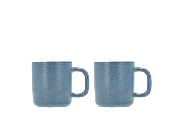 BITZ Villa Collection Fjord Mug 11.5 X 8.1 X 8.7 Cm 0.25 Liter 2 Pcs Blue