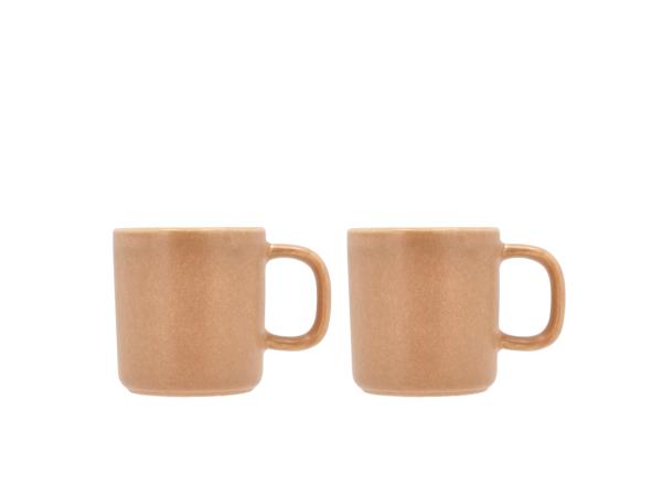 BITZ Villa Collection Fjord Mug 11.5 X 8.1 X 8.7 Cm 0.25 Liter 2 Pcs Cream