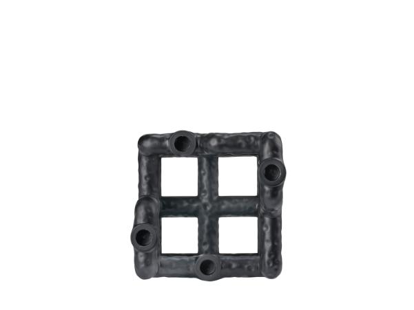 BITZ Villa Collection Lyst Candlestick 21 X 21 X 23 Cm Black