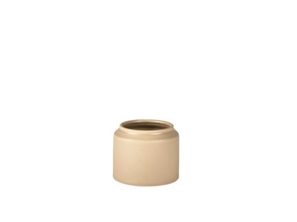 BITZ Villa Collection Strat Flowerpot Dia. 12.3 x 10 cm Sand