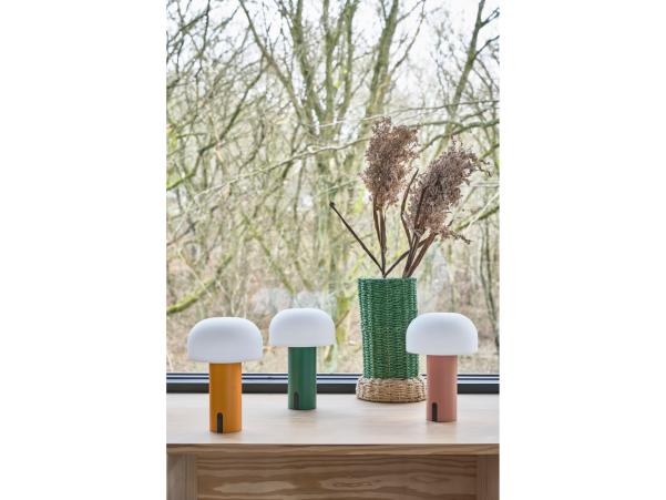 BITZ Villa Collection Styles LED Lamp Dia 15 X 22.5 Cm Green