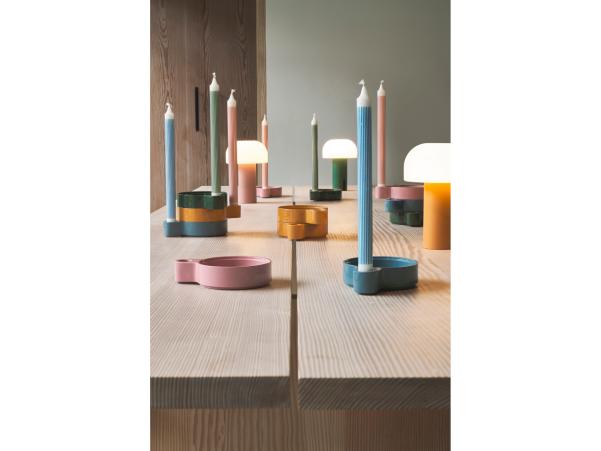 BITZ Villa Collection Styles LED Lamp Dia 15 X 22.5 Cm Green