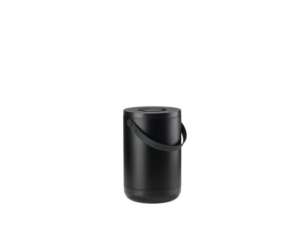 BITZ Zone Circular Waste Bin Dia 31 5 X 44 Cm 22 Liter Black
