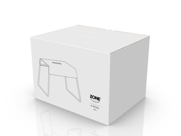 BITZ Zone Denmark A-Stool Stool 39 X 30 X 27.5 Cm Black