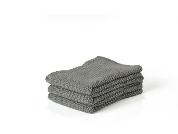 BITZ Zone Denmark Dish Cloth 27 X 27 Cm 3 Pcs Olive Green
