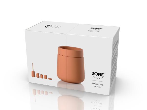 BITZ Zone Denmark Nova One Jar With Lid Dia 8 4 X 10 5 Cm 290 Ml Mandarine