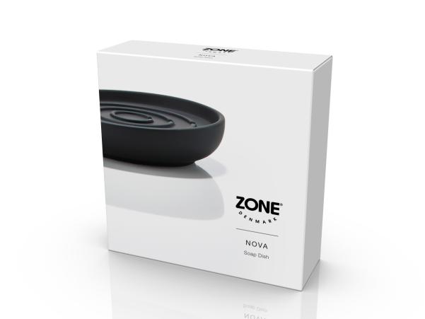 BITZ Zone Denmark Nova Soap Dish Dia. 11 X 2 5 Cm Black