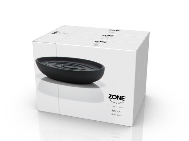BITZ Zone Denmark Nova Soap Dish Dia. 11 X 2 5 Cm Black