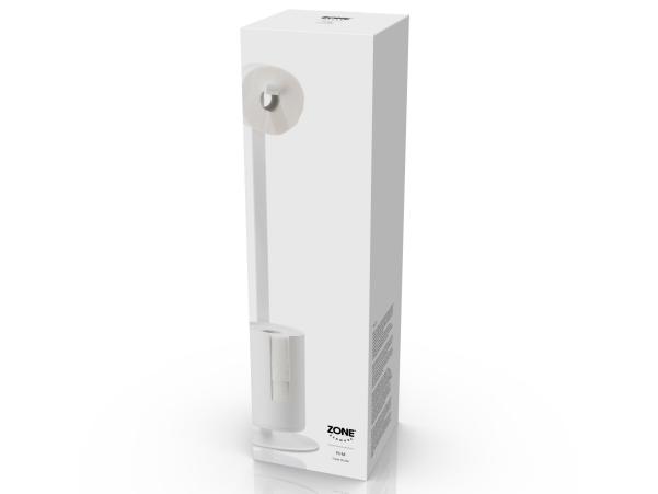 BITZ Zone Denmark Rim Toilet Butler Dia 20 X 75 Cm White