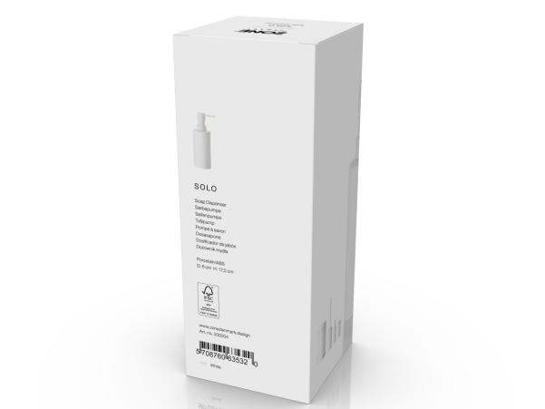 BITZ Zone Denmark Solo Soap Dispenser Dia. 6 X 17 Cm White
