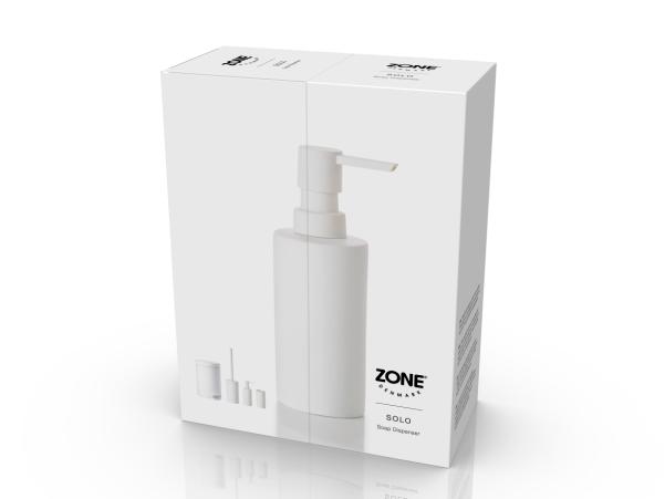 BITZ Zone Denmark Solo Soap Dispenser Dia. 6 X 17 Cm White