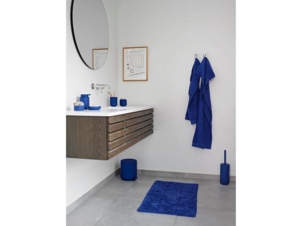 BITZ Zone Denmark Tiles Bath Mat 80 X 50 Cm Indigo Blue