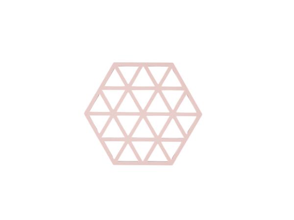 BITZ Zone Denmark Triangles Trivet 16 x 14 x 0 9 cm Rose