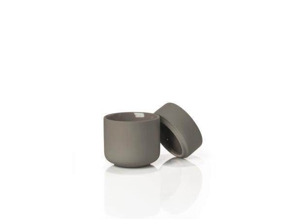 BITZ Zone Denmark Ume Jar With Lid Dia 8 3 X 10 3 Cm Taupe