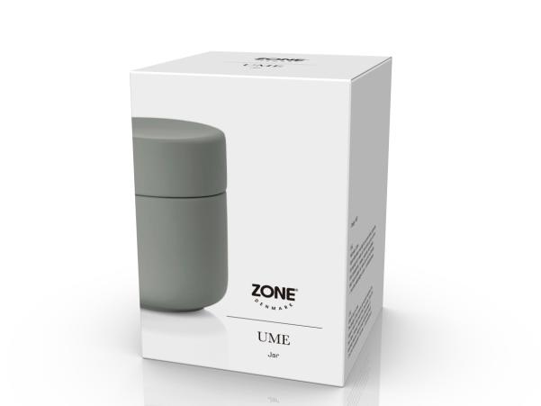 BITZ Zone Denmark Ume Jar With Lid Dia 8 3 X 10 3 Cm Taupe