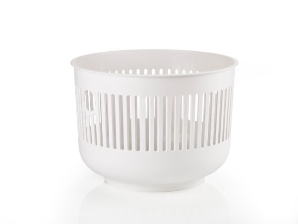 BITZ Zone Denmark Ume Laundry Basket Dia 40 X 29 2 Cm White
