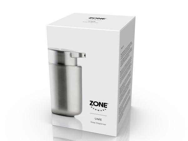 BITZ Zone Denmark Ume Soap Dispenser Dia 8 3 X 12 8 Cm 0 25 Liter Steel