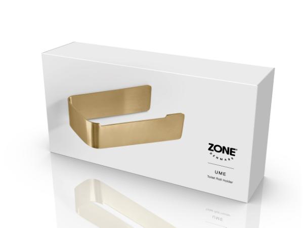 BITZ Zone Denmark Ume Toiletroll Holder 16 4 X 7 6 X 4 Cm Brass