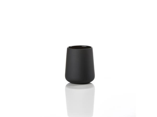 BITZ Zone Nova One Toothbrush Mug Dia. 8 X 10 Cm Black