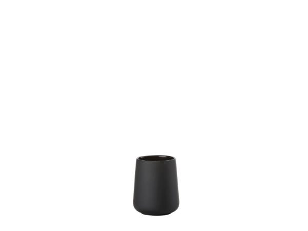 BITZ Zone Nova One Toothbrush Mug Dia. 8 X 10 Cm Black