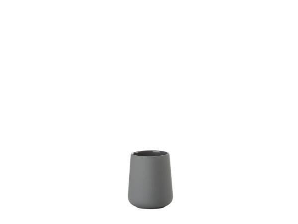 BITZ Zone Nova One Toothbrush Mug Dia. 8 x 10 cm Grey