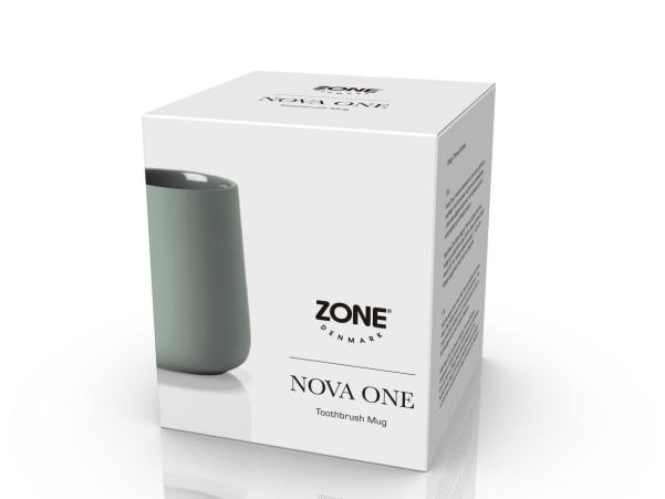 BITZ Zone Nova One Toothbrush Mug Dia 8 X 10 Cm Matcha Green