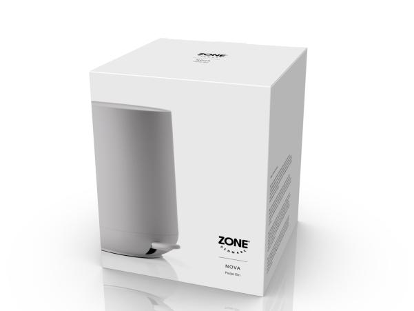 BITZ Zone Nova Pedal Bin Dia. 20 5 X 23 5 Cm 3 Liter Soft Grey