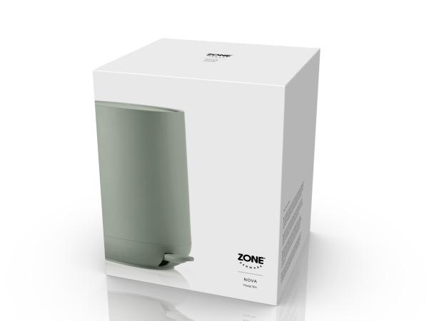 BITZ Zone Nova Pedal Bin Dia 23 X 29 Cm 5 Liter Matcha Green