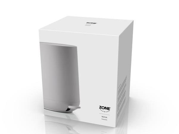 BITZ Zone Nova Pedal Bin Dia. 23 X 29 Cm 5 Liter Soft Grey
