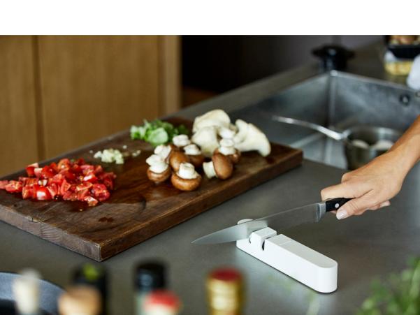 BITZ Zone Singles Knife Sharpener 19 X 3 X 3.5 Cm Warm Grey