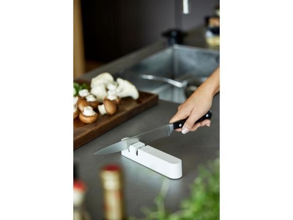 BITZ Zone Singles Knife Sharpener 19 X 3 X 3.5 Cm Warm Grey