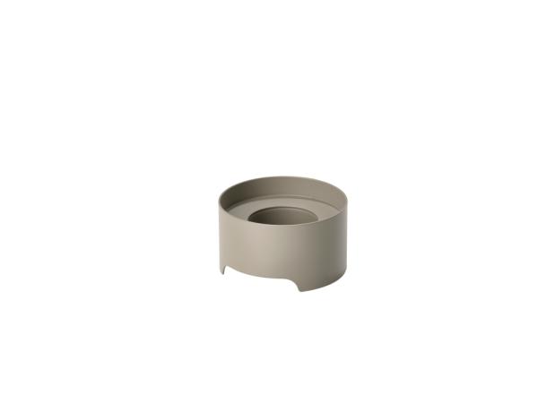 BITZ Zone Singles Tealight holder Dia 7.5 x 4.2 cm Mud