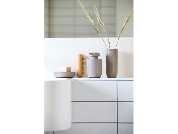 BITZ Zone Suii Toothbrush Mug Dia. 6.3 X 14.1 Cm Taupe