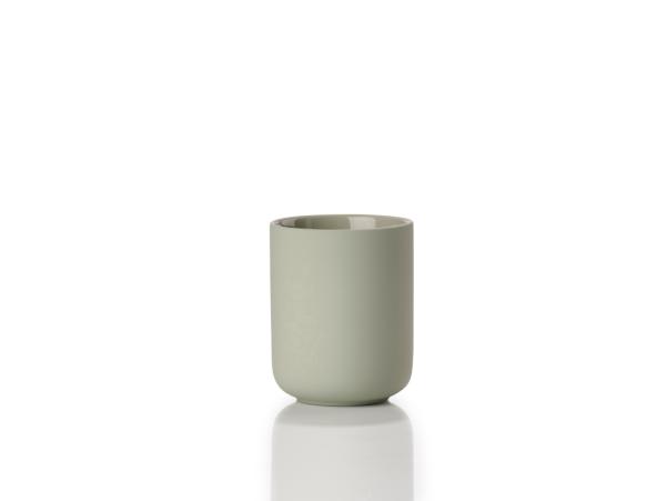 BITZ Zone Ume Toothbrush Mug Dia. 8 3 X 10 3 Cm Eucalyptus Green