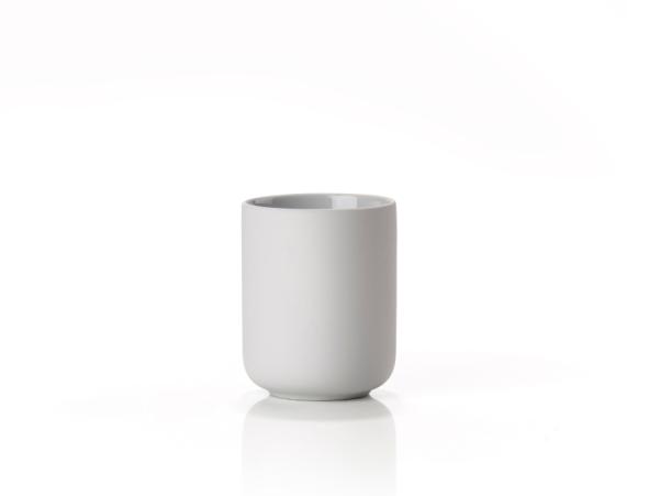 BITZ Zone Ume Toothbrush Mug Dia. 8 3 X 10 3 Cm Soft Grey